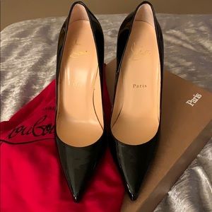 Christian Louboutin Patent Black So Kates